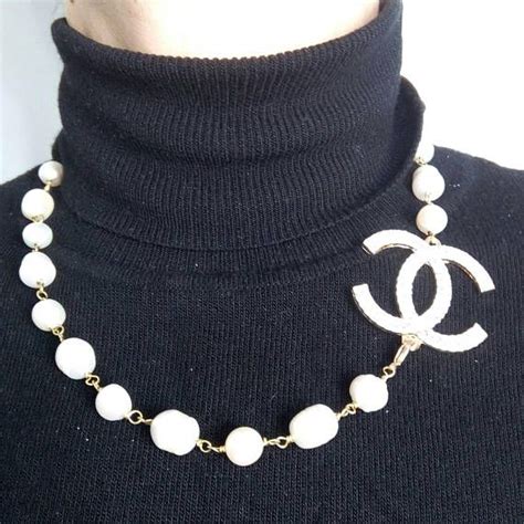 collana chanel perle originale|Collane .